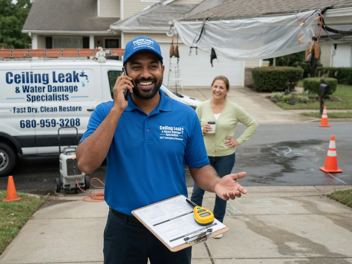 Ceiling Leak Cleanup Ona, WV FAQs